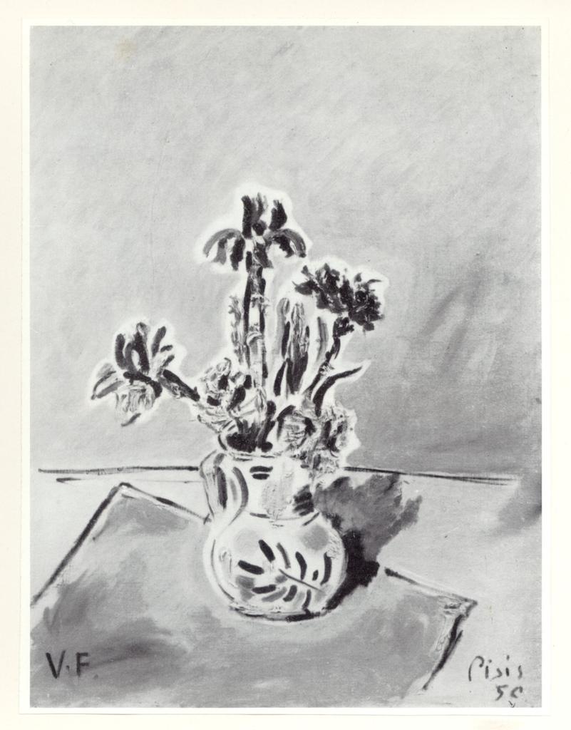 Anonimo , De Pisis, Filippo - sec. XX - Fiori , fronte