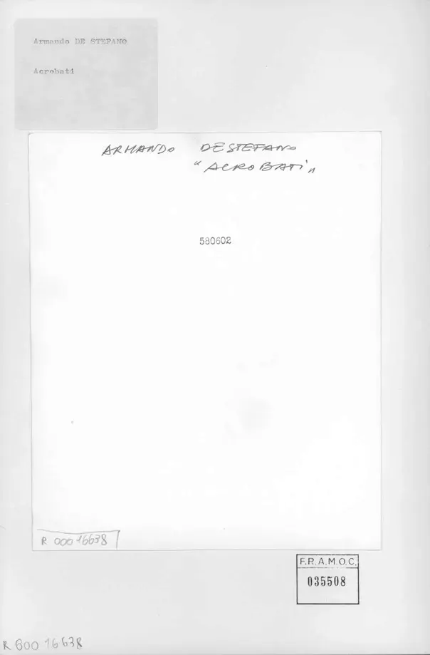 Anonimo, Anonimo , retro