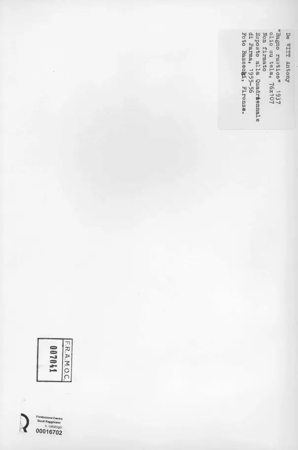 Bazzechi, Ivo , retro