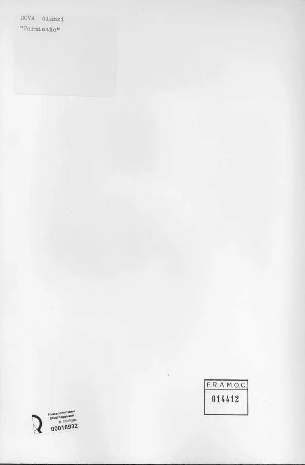 Anonimo, Anonimo , retro