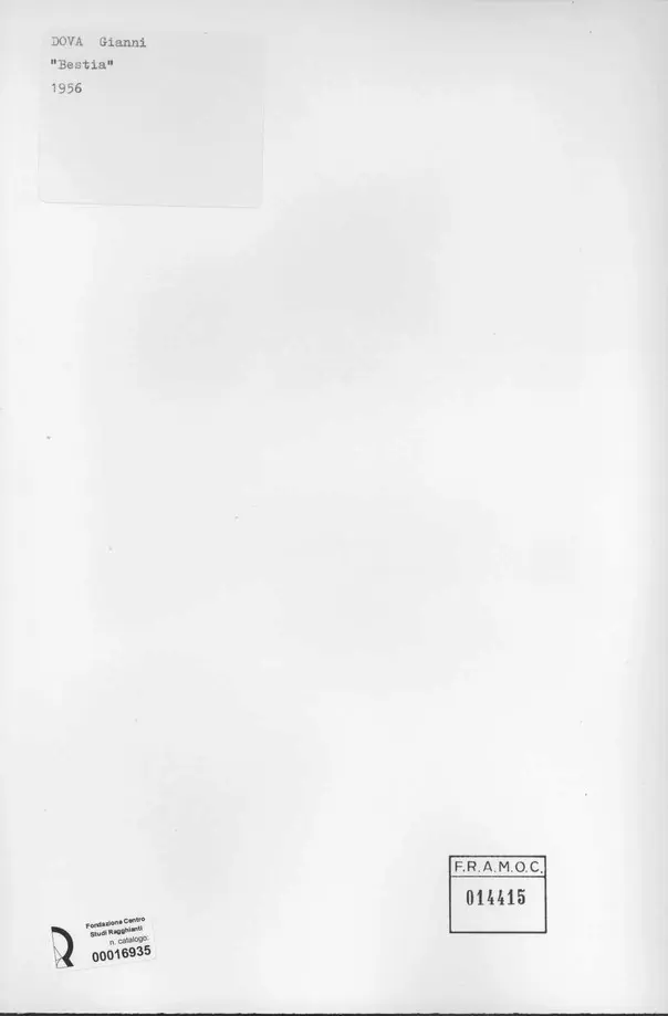 Anonimo, Anonimo , retro