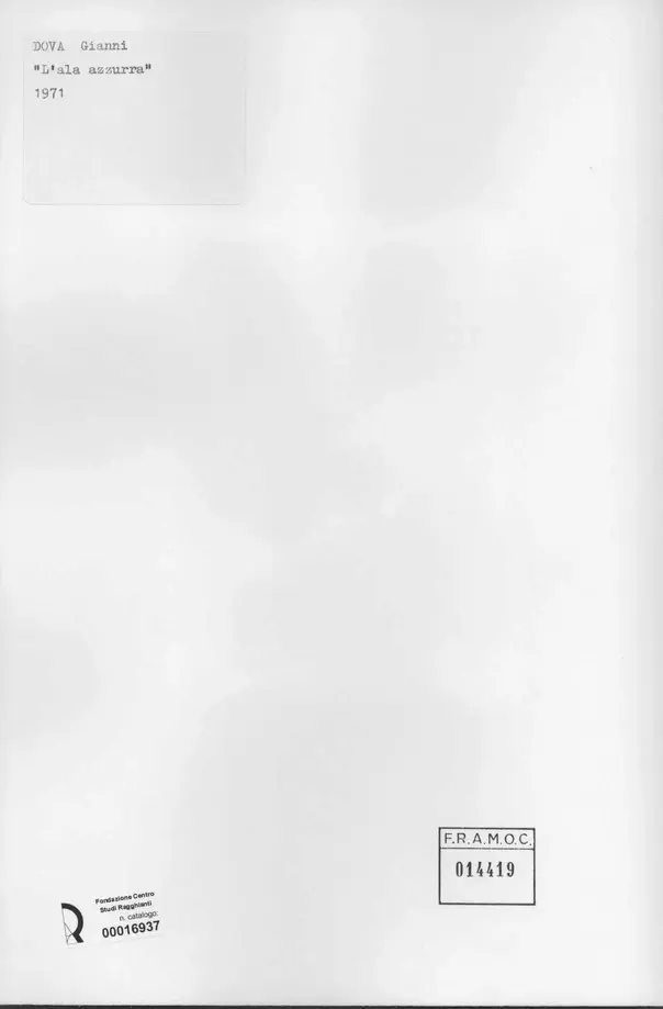 Anonimo, Anonimo , retro