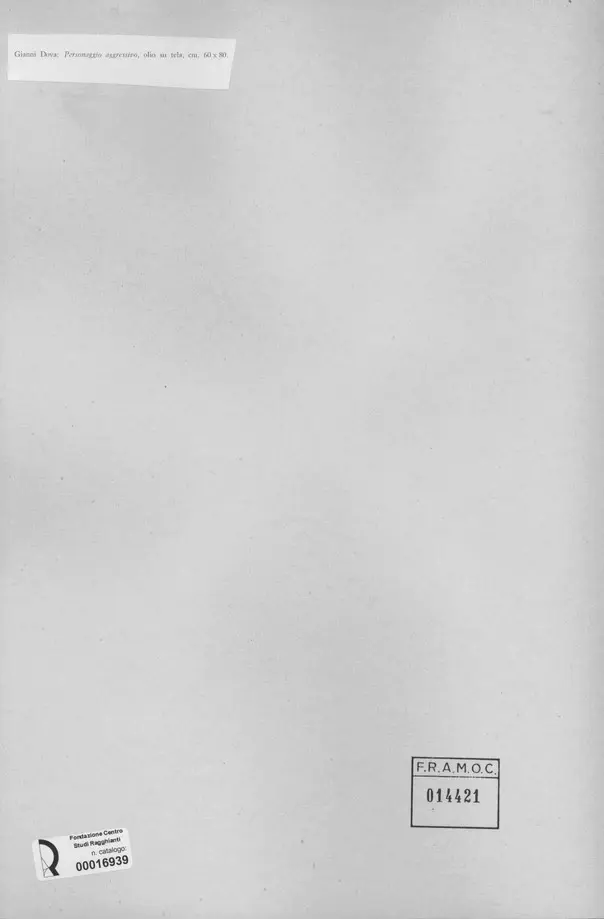 Anonimo, Anonimo , retro