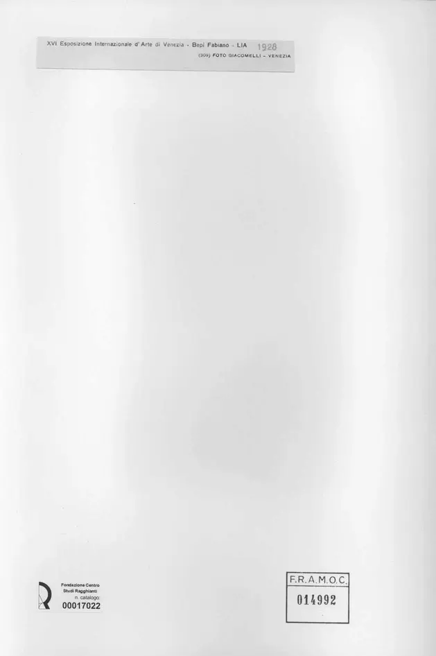 Giacomelli , Fabiano, Bepi - sec. XX - Lia , retro