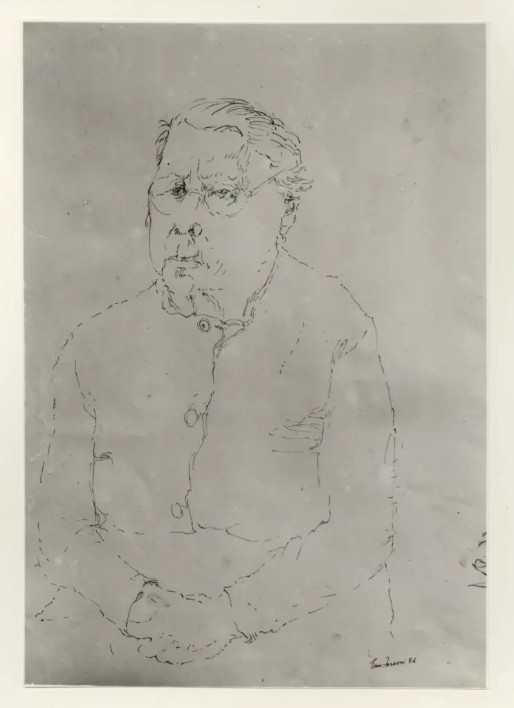 Giacomelli , Faraoni, Enzo - sec. XX - Ritratto della madre , fronte