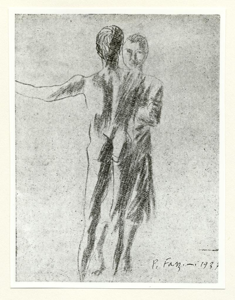 Anonimo , Fazzini, Pericle - sec. XX - Figure umane , fronte