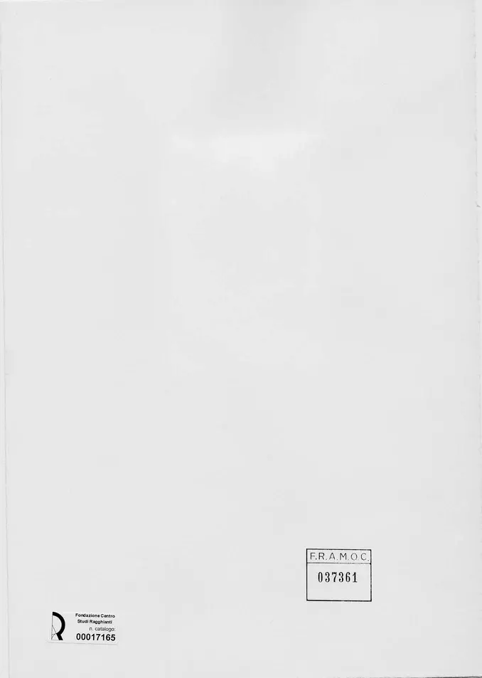 Anonimo , Fazzini, Pericle - sec. XX - Figura umana , retro