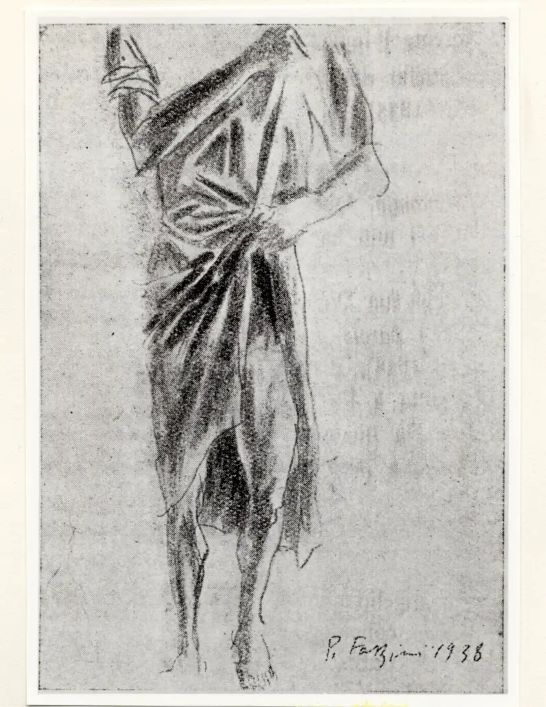 Anonimo , Fazzini, Pericle - sec. XX - Figura umana , fronte