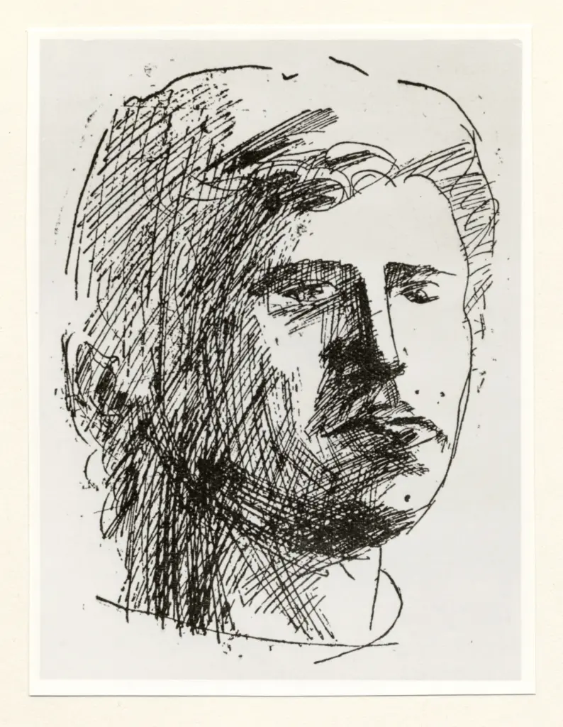 Anonimo , Fazzini, Pericle - sec. XX - Testa di uomo , fronte