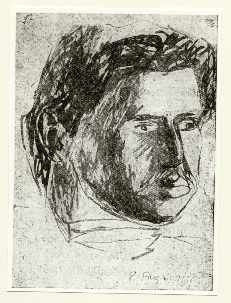 Anonimo , Fazzini, Pericle - sec. XX - Testa di uomo