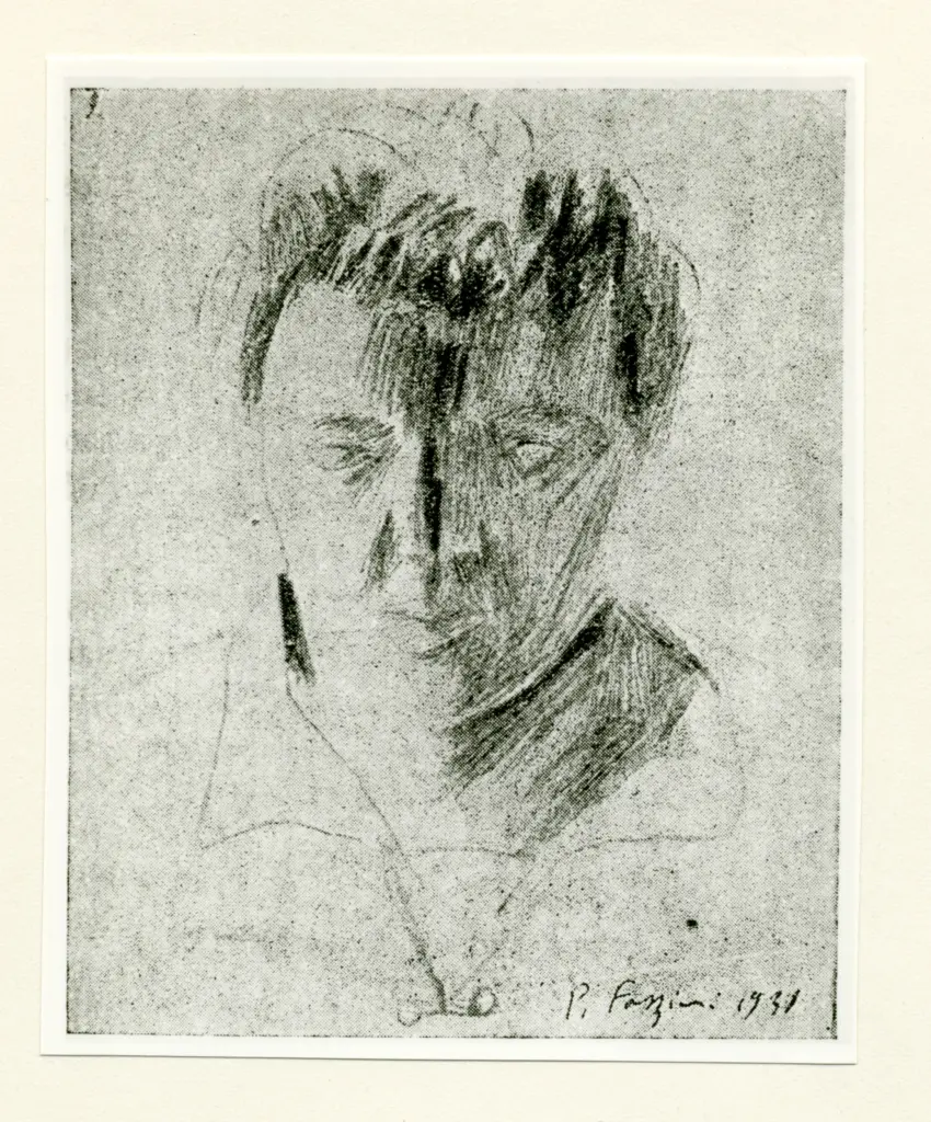 Anonimo , Fazzini, Pericle - sec. XX - Testa di uomo