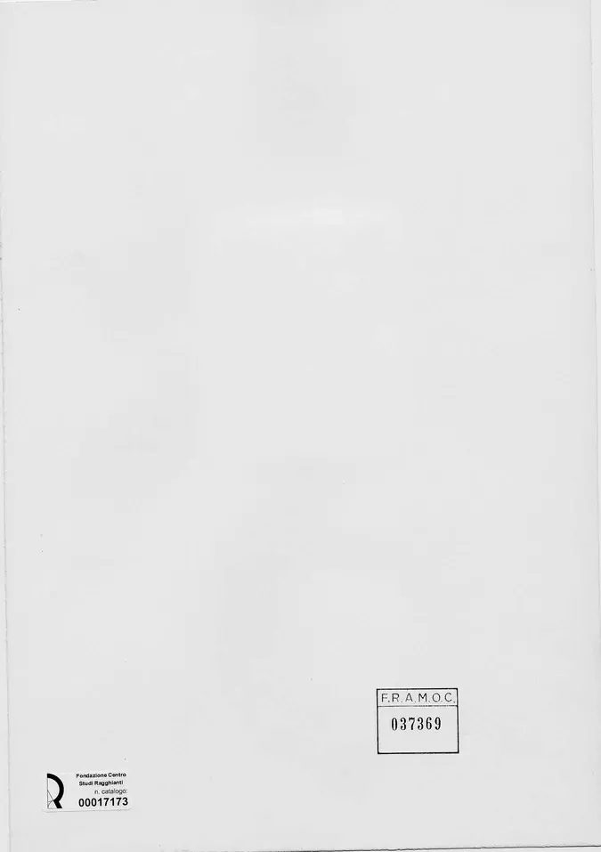 Anonimo , Fazzini, Pericle - sec. XX - Testa di uomo , retro