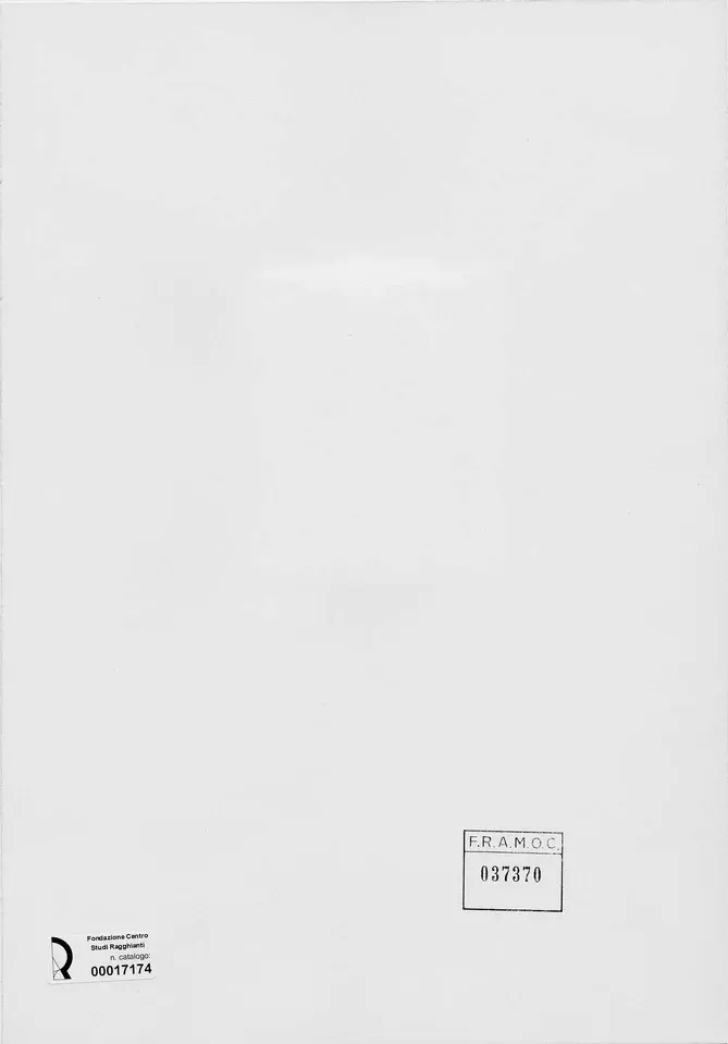 Anonimo , Fazzini, Pericle - sec. XX - Testa di uomo , retro