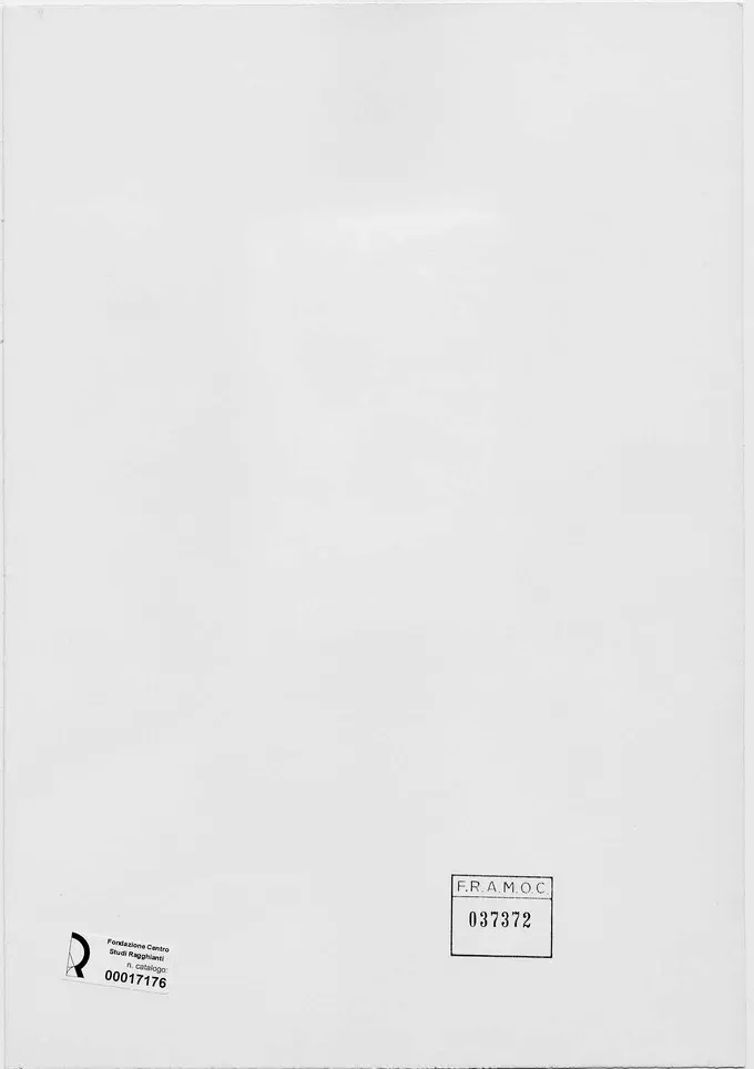 Anonimo , Fazzini, Pericle - sec. XX - Figure umane ed animali , retro