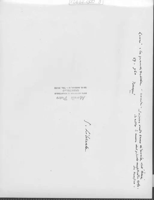 Marelli, Pietro , retro