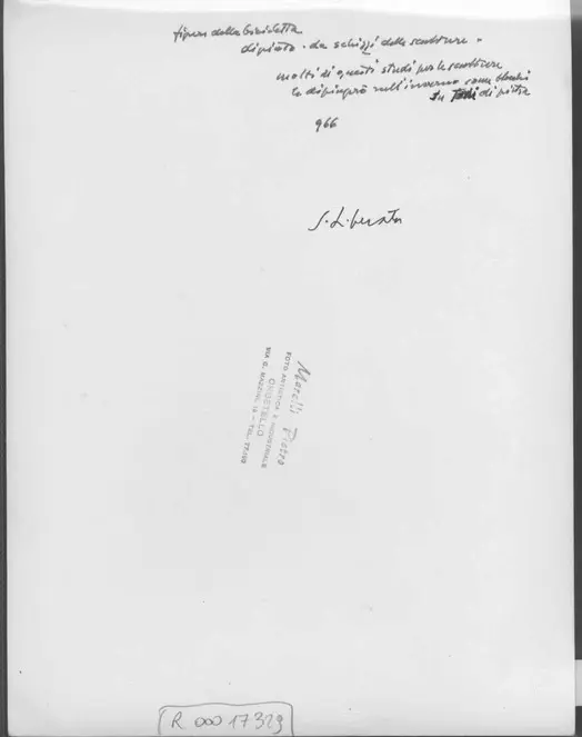 Marelli, Pietro , retro