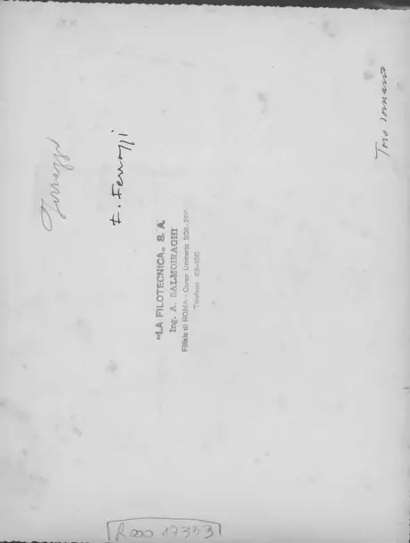 La Filotecnica , retro