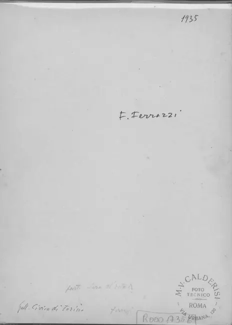 Calderisi, Michele Valentino , retro