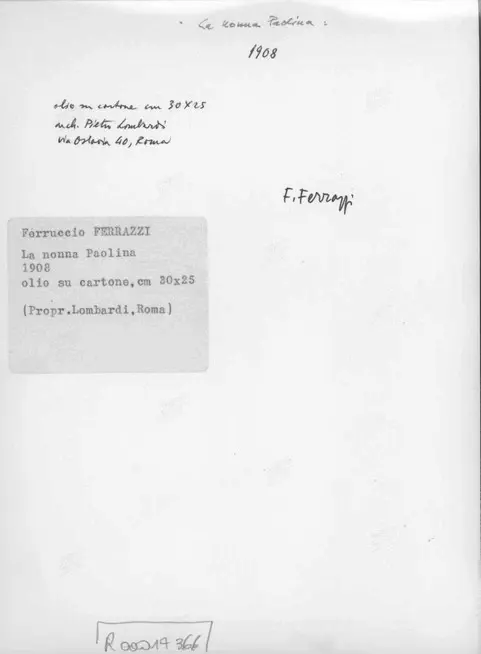 Anonimo, Anonimo , retro