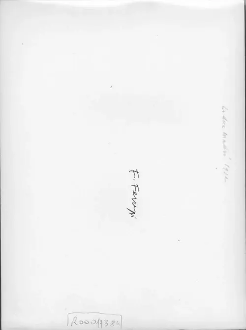 Anonimo , Ferrazzi, Ferruccio - sec. XX - La due madri , retro