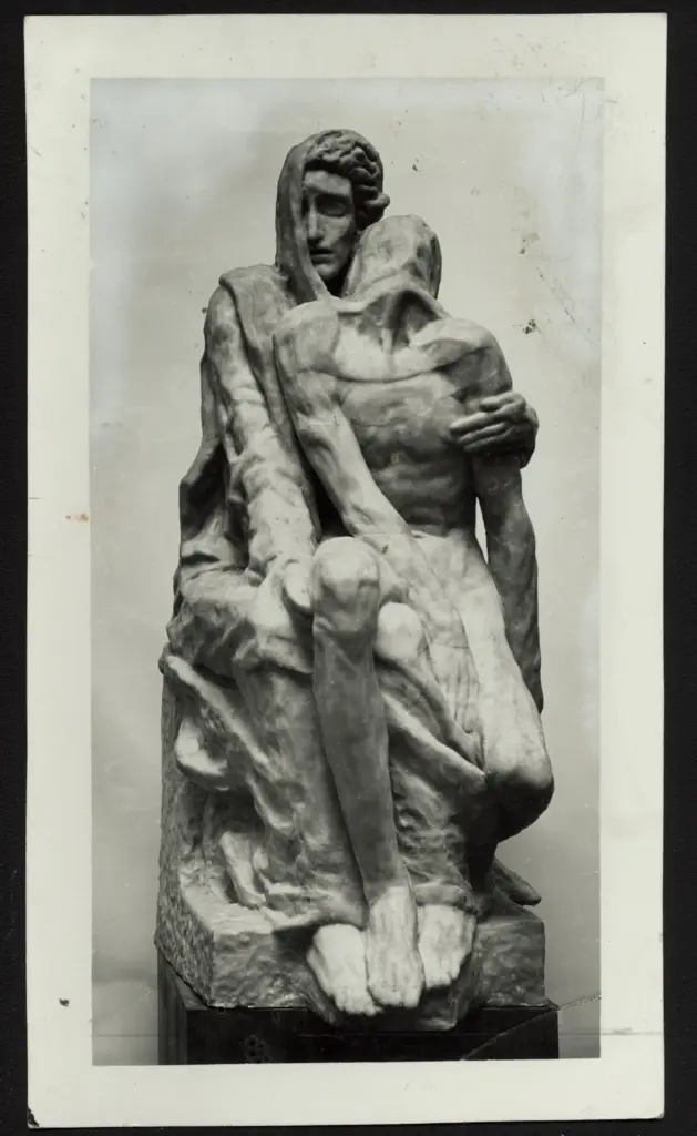 Anonimo , Ferrazzi, Ferruccio - sec. XX - Piet&agrave; , fronte