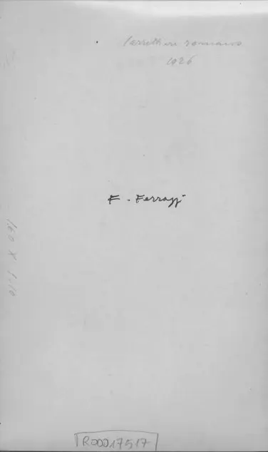 Anonimo, Anonimo , retro