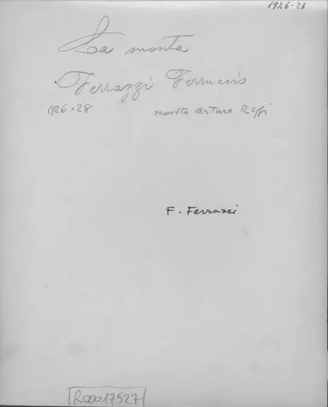 Anonimo, Anonimo , retro