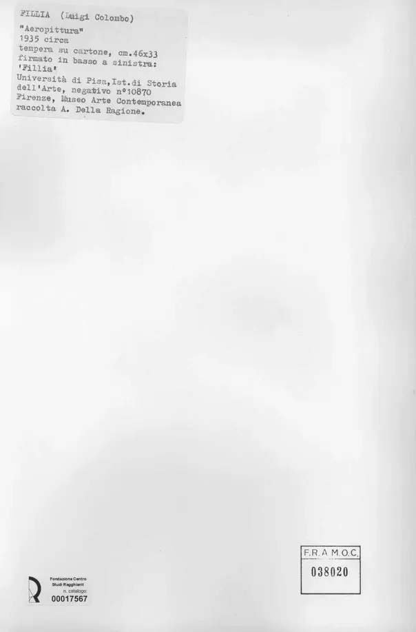 Universit&agrave; di Pisa. Dipartimento di Storia delle Arti&nbsp; , Colombo, Luigi - sec. XX -
