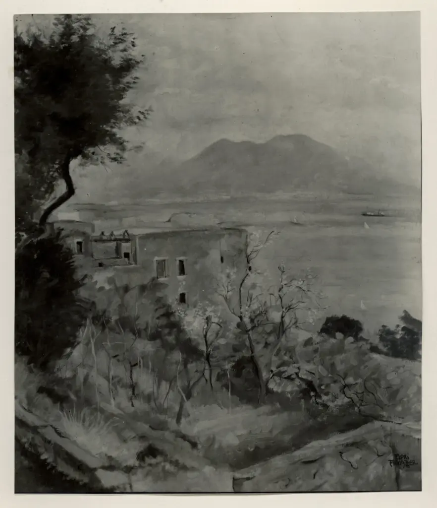 Giacomelli , Finazzer Flori, Eligio - sec. XX - Primavera a Posillipo , fronte