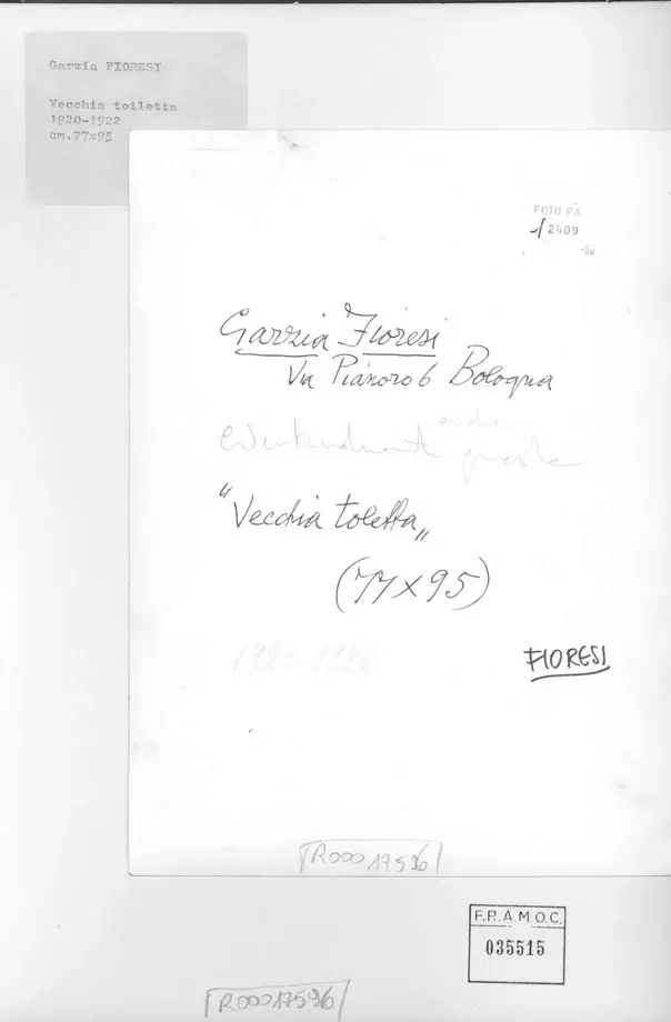 Anonimo, Anonimo , retro