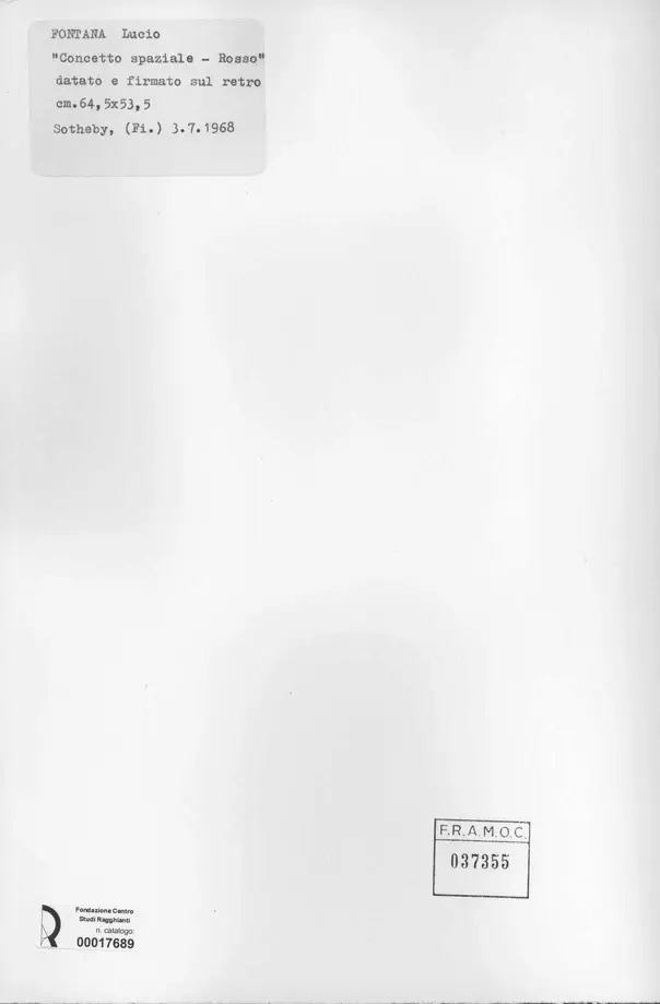 Anonimo, Anonimo , retro