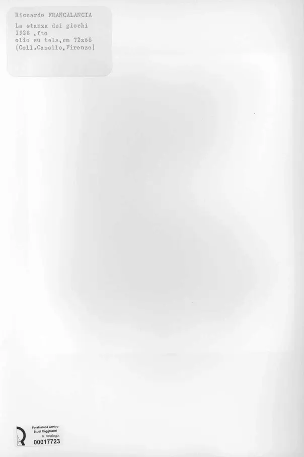 Anonimo , Francalancia, Riccardo - sec. XX , retro