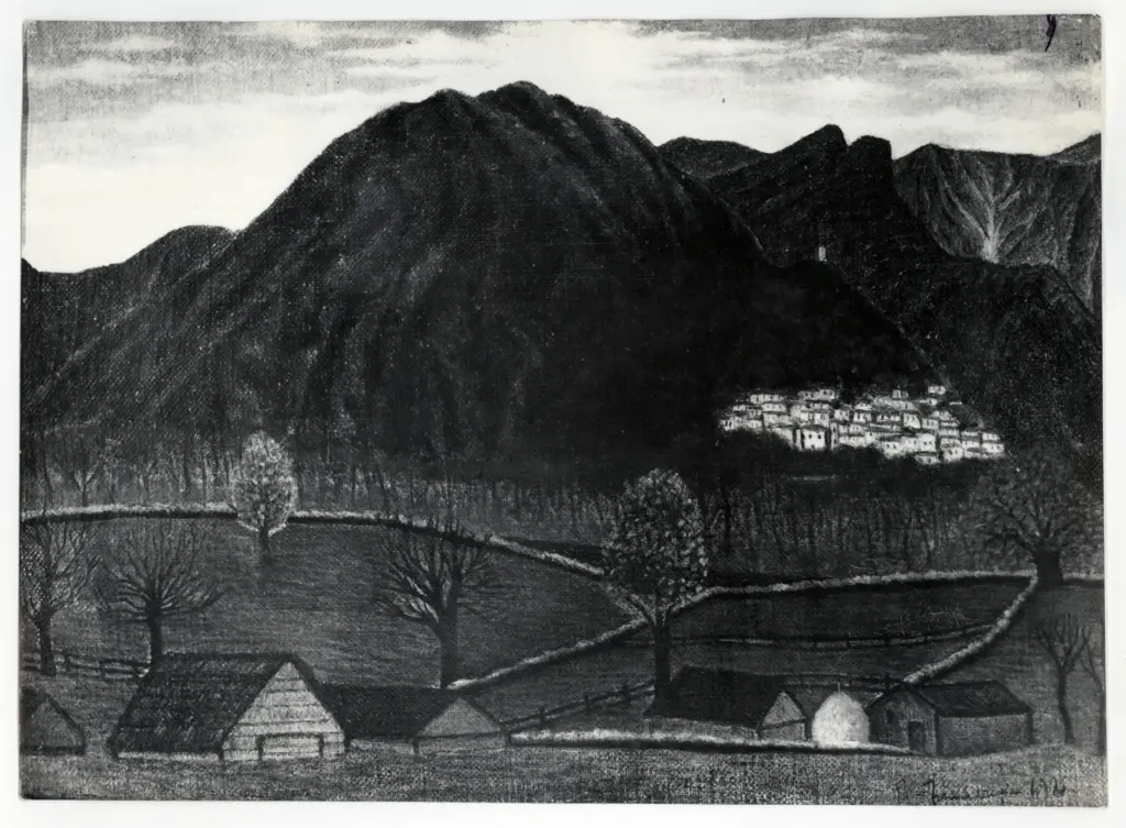 Anonimo , Francalancia, Riccardo - sec. XX - Paese di Ciociaria , fronte