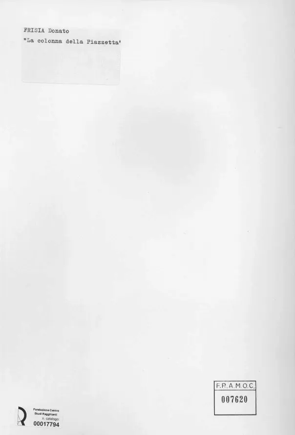 Anonimo, Anonimo , retro