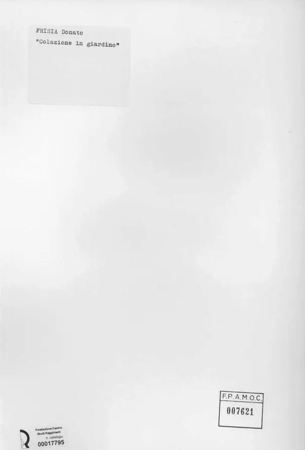 Anonimo, Anonimo , retro