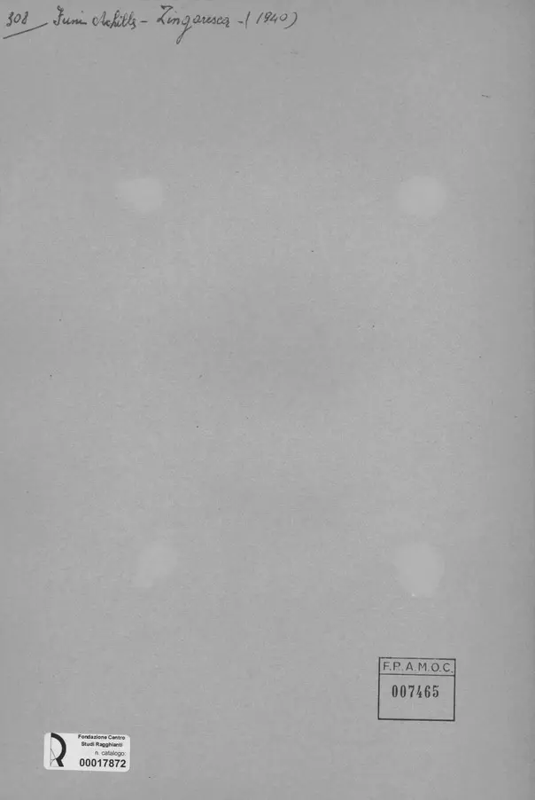 Anonimo, Anonimo , retro