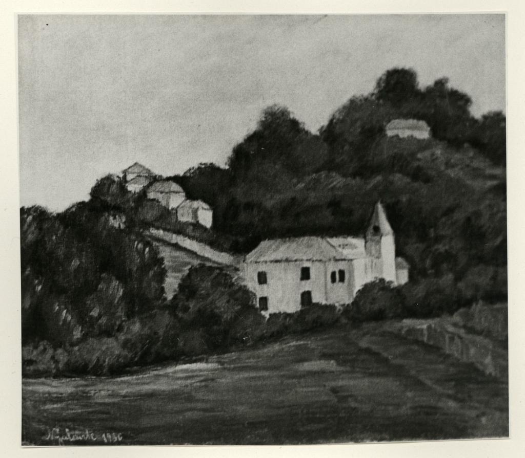 Anonimo , Galante, Nicola - sec. XX - Collina di Cavoretto , fronte