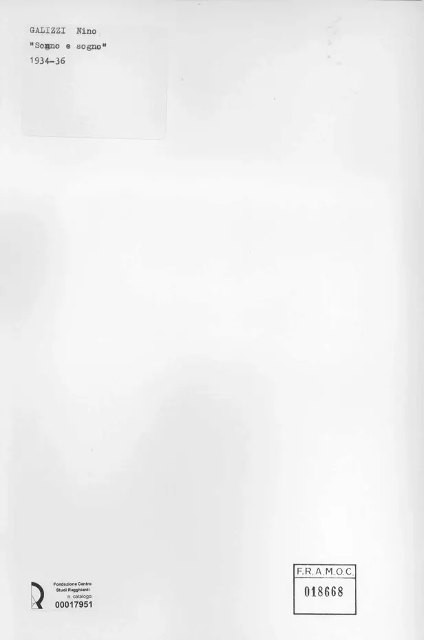 Anonimo, Anonimo , retro