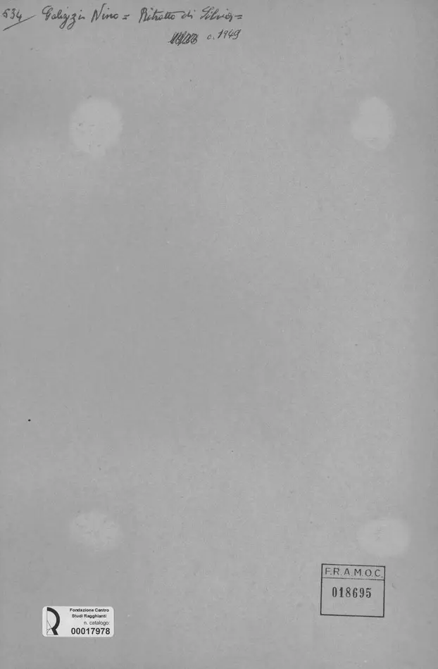 Anonimo, Anonimo , retro