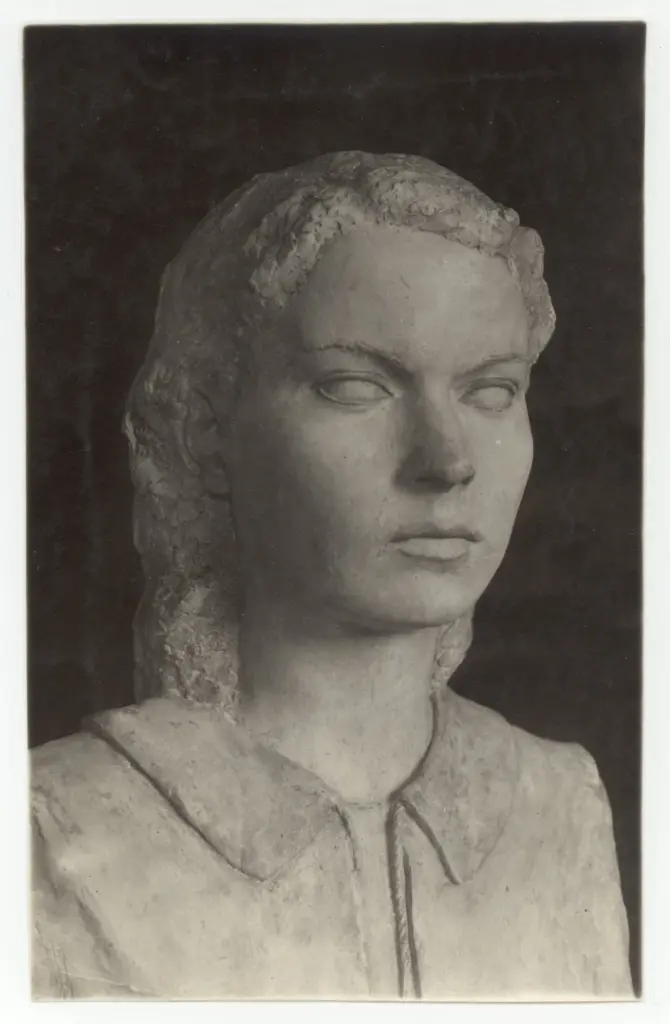 Anonimo , Gallo, Oscar - sec. XX - Ritratto d'Hanigare , fronte