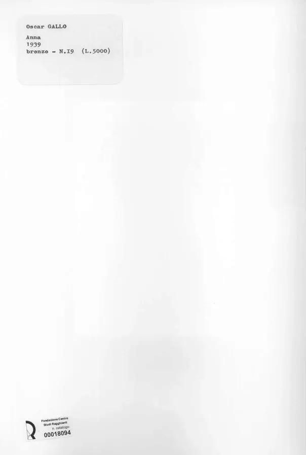 Anonimo, Anonimo , retro