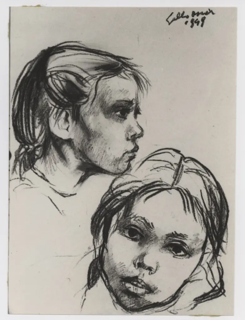 Anonimo , Gallo, Oscar - sec. XX - Disegno , fronte