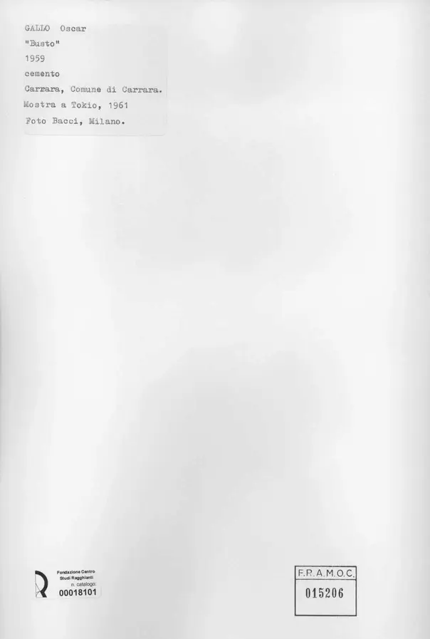 Bacci, Attilio , Gallo, Oscar - sec. XX - , retro