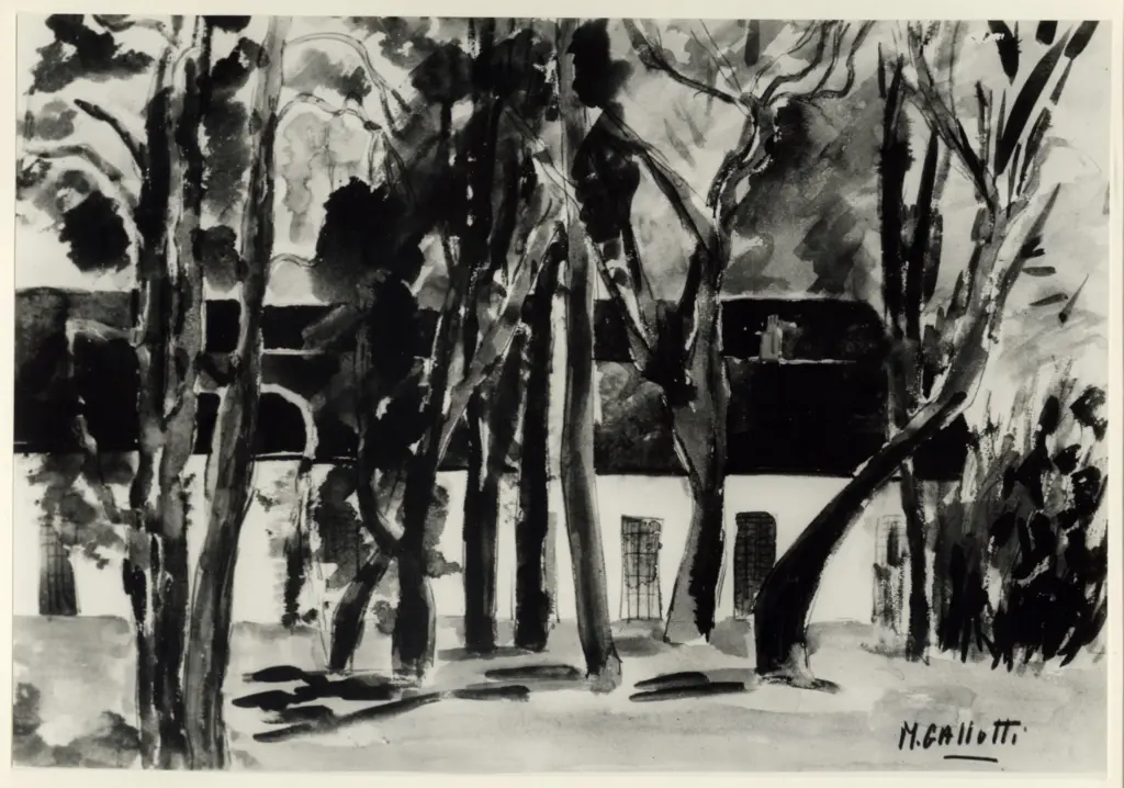 Hervochon, Yves , Gallotti, Myriam - sec. XX - L'automne &agrave; Versailles , fronte