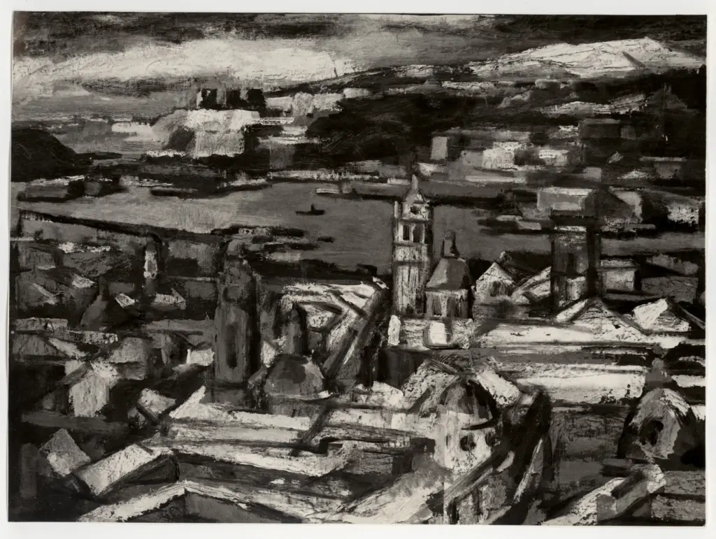 Gambetti, Dino , Il porto di Genova