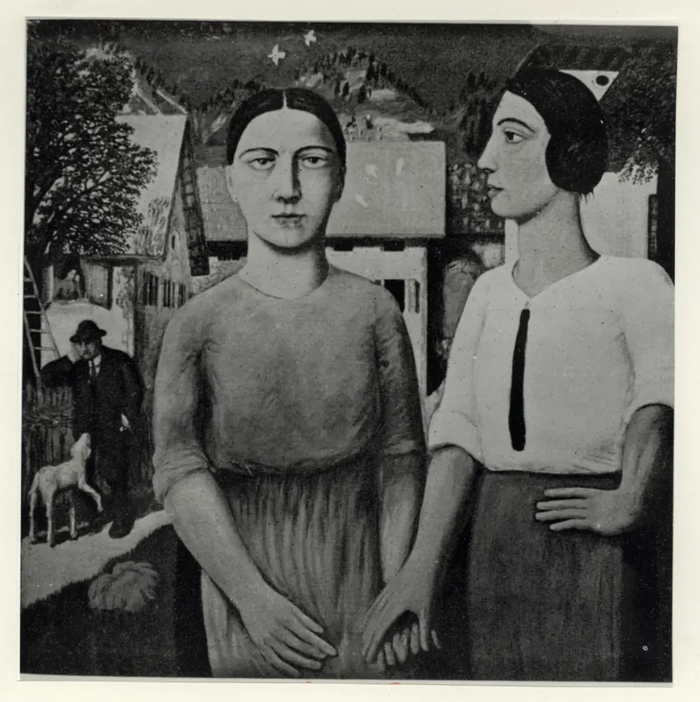 Anonimo , Garbari, Tullio - sec. XX - La corte delle colombe , fronte