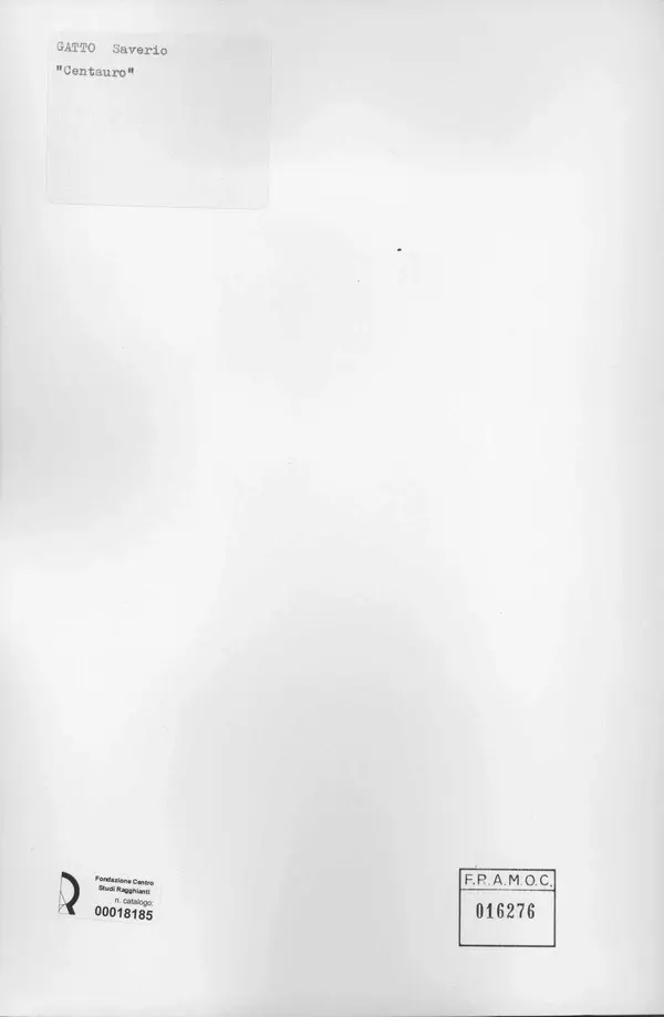 Anonimo, Anonimo , retro