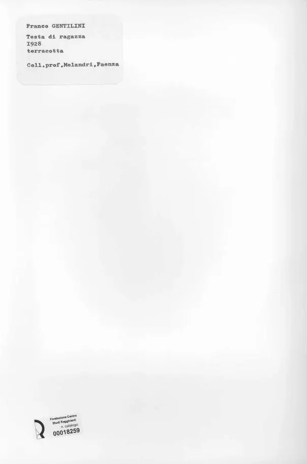 Anonimo , Gentilini, Franco - sec. XX - , retro