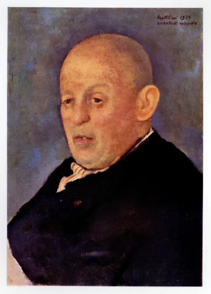 Anonimo , Gentilini, Franco - sec. XX - Ritratto di mio padre , fronte