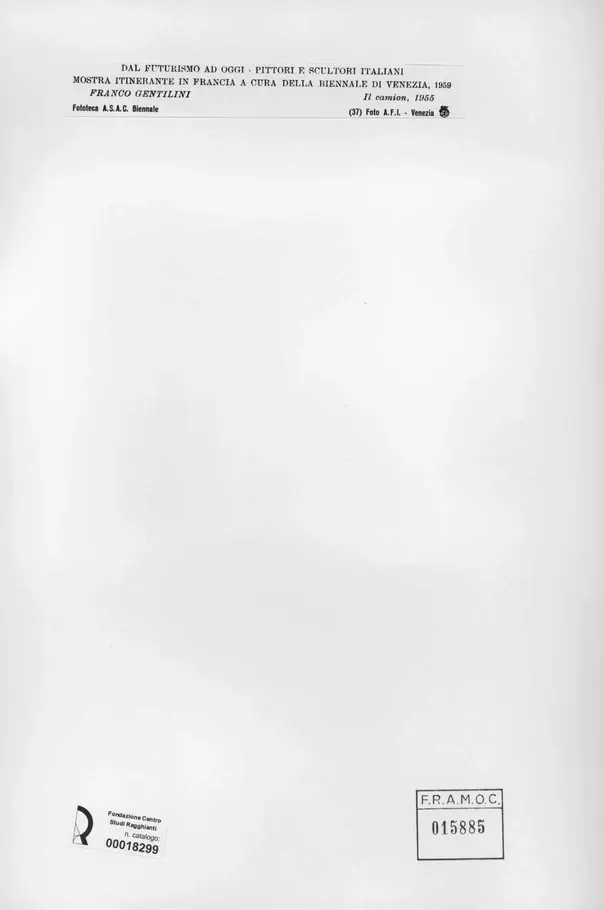 A.F.I. Agenzia Fotografica Industriale , retro